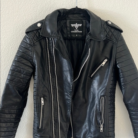 V.I.P COLLECTION MEN Black Jacket SIZE S - Picture 3 of 16